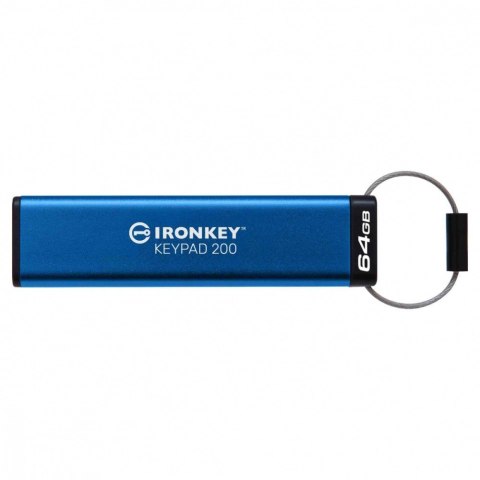 Kingston Pendrive 64GB IronKey Keypad 200 FIPS140-3 Lvl3 AES-256 Kingston Pendrive 64GB IronKey Keypad 200 FIPS140-3 Lvl3 AES-256