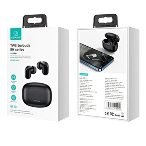 USAMS Słuchawki Bluetooth 5.1 TWS BH Series USAMS Słuchawki Bluetooth 5.1 TWS BH Series