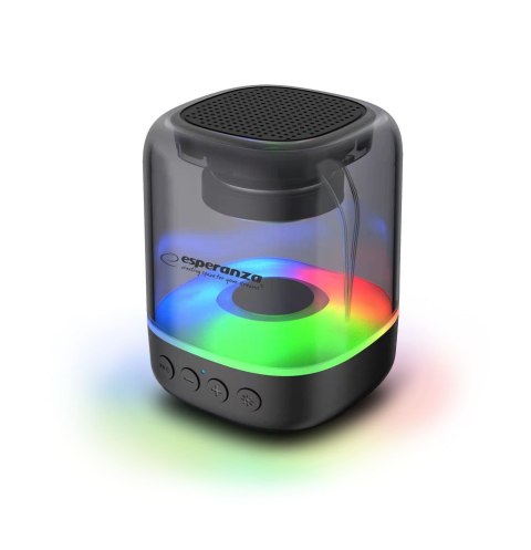 Esperanza Głośnik BT FM LED RGB Viola Esperanza Głośnik BT FM LED RGB Viola