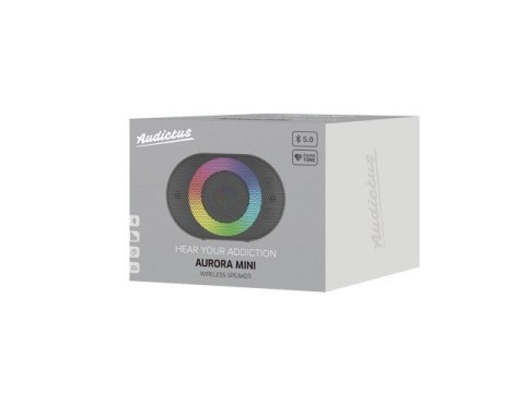 Audictus Głośnik Bluetooth Aurora Mini 7W RMS RGB Audictus Głośnik Bluetooth Aurora Mini 7W RMS RGB