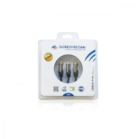 IPBox Kabel AB HQ 3xCINCH 1,5m IPBox Kabel AB HQ 3xCINCH 1,5m