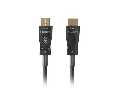 Lanberg Kabel HDMI M/M v2.1 100M 8K czarny optyczny AOC Lanberg Kabel HDMI M/M v2.1 100M 8K czarny optyczny AOC