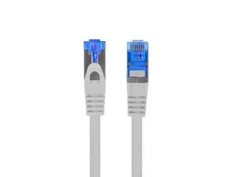Lanberg Patchcord kat.6a S/FTP LSZH CCA 0.25m szary fluke Lanberg Patchcord kat.6a S/FTP LSZH CCA 0.25m szary fluke