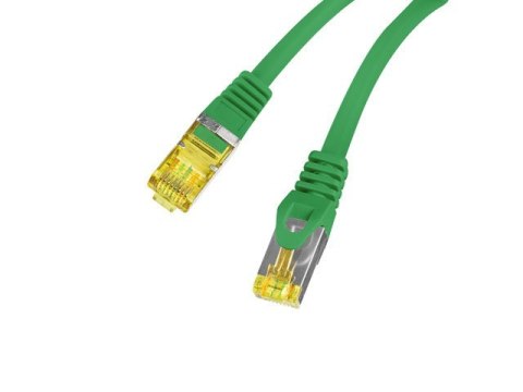Lanberg Patchcord kat.6a S/FTP LSZH CU 1M zielony fluke Lanberg Patchcord kat.6a S/FTP LSZH CU 1M zielony fluke