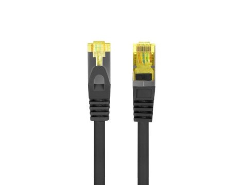 Lanberg Patchcord kat.6a S/FTP LSZH CU 2m fluke passed czarny Lanberg Patchcord kat.6a S/FTP LSZH CU 2m fluke passed czarny