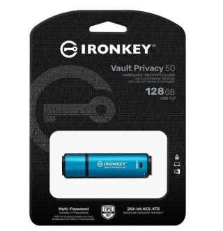 Kingston Pendrive 128GB IronKey Vault Privacy 50 AES-256 FIPS-197