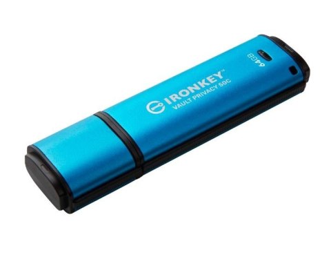 Kingston Pendrive 64GB IronKey Vault Privacy 50C AES-256 FIPS-197 Kingston Pendrive 64GB IronKey Vault Privacy 50C AES-256 FIPS-197