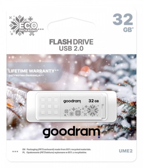 GOODRAM Pendrive UME2 32GB USB 2.0 Winter GOODRAM Pendrive UME2 32GB USB 2.0 Winter