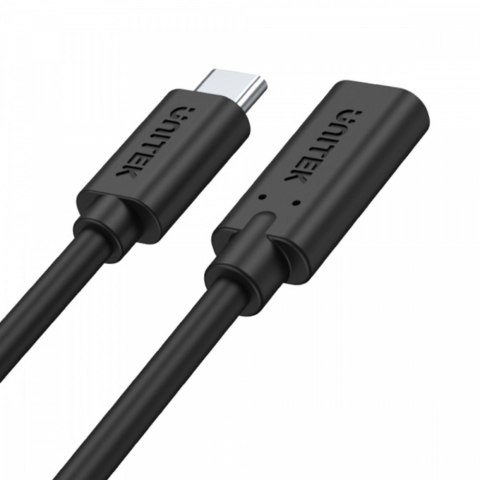 Unitek Przedłużacz USB-C 3.1 10Gbps; 4K; PD 100W; M/F; 1m; C14086BK-1M Unitek Przedłużacz USB-C 3.1 10Gbps; 4K; PD 100W; M/F; 1m; C14086BK-1M