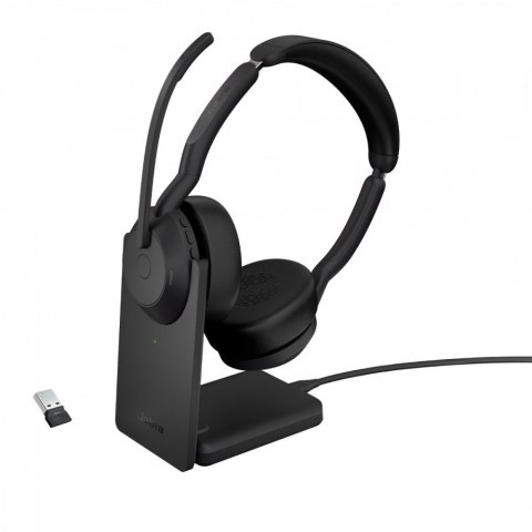 Jabra Słuchawki Evolve2 55 Link380a UC Stereo Stojak Jabra Słuchawki Evolve2 55 Link380a UC Stereo Stojak