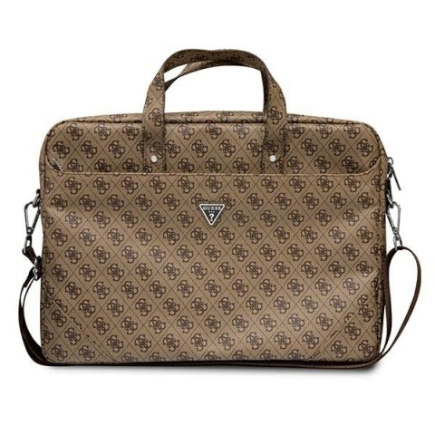 GUESS Torba Saffiano 4G GUCB15P4TW 16 Brown GUESS Torba Saffiano 4G GUCB15P4TW 16 Brown
