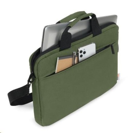 DICOTA Torba do notebooka 14-15.6 cali BASE XX Slim Case oliwkowa zieleń