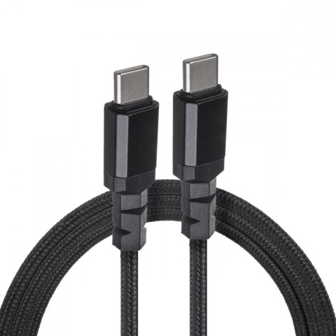 Maclean Kabel 2x USB-C 100W 1m wspierajacy PD przesyl danych do 10Gbps MCE491 Czarny Maclean Kabel 2x USB-C 100W 1m wspierajacy PD przesyl danych do 10Gbps MCE491 Czarny