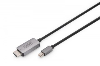 Digitus Kabel adapter miniDisplayPort 1.4 - HDMI 8K 60Hz miniDP/HDMI M/M 1m