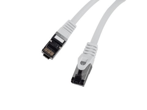 Lanberg Patchcord kat.8.1 S/FTP CU LSZH CU 1m fluke passed szary Lanberg Patchcord kat.8.1 S/FTP CU LSZH CU 1m fluke passed szary