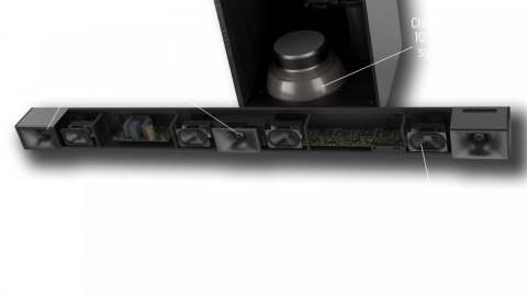KLIPSCH Zestaw głośników CINEMA 600 black soundbar plus subwoofer KLIPSCH Zestaw głośników CINEMA 600 black soundbar plus subwoofer
