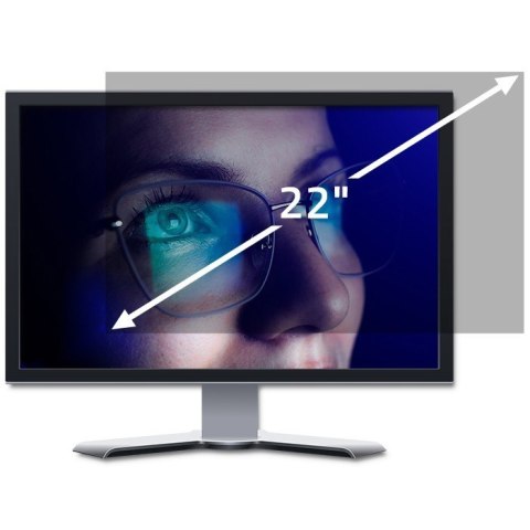Qoltec Filtr prywatyzujący RODO | 22 cale | 16:10