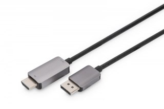 Digitus Kabel adapter DisplayPort - HDMI 8K 60Hz DP/HDMI M/M 1,8m