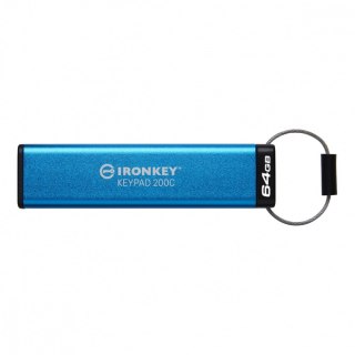 Kingston Pendrive 64GB IronKey Keypad 200C USB-C FIPS140-3 Lvl3 AES-256
