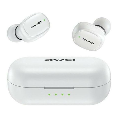 AWEI Słuchawki Bluetooth 5.1 T13 Pro TWS białe AWEI Słuchawki Bluetooth 5.1 T13 Pro TWS białe