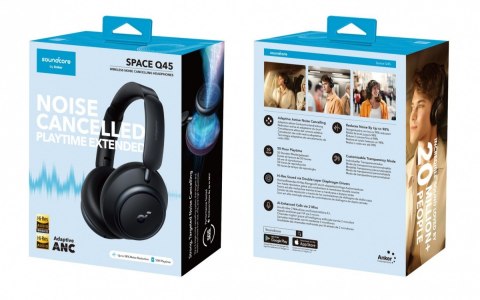 Anker Słuchawki nauszne Soundcore Space Q45 niebieskie Anker Słuchawki nauszne Soundcore Space Q45 niebieskie