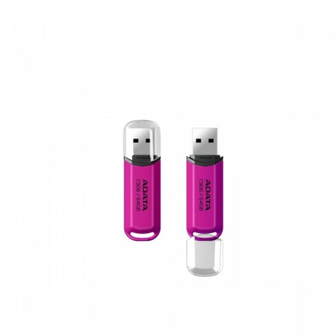 Adata Pendrive C906 64GB USB2.0 różowy Adata Pendrive C906 64GB USB2.0 różowy
