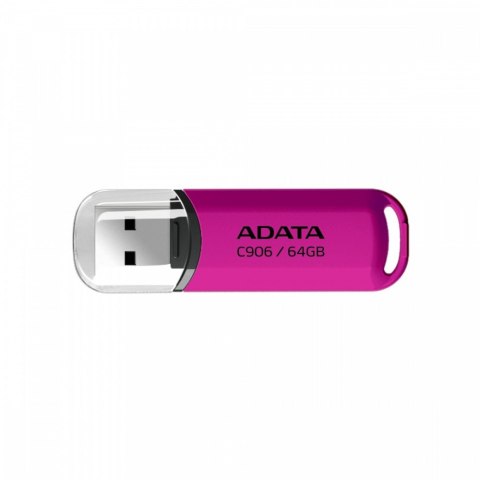 Adata Pendrive C906 64GB USB2.0 różowy Adata Pendrive C906 64GB USB2.0 różowy