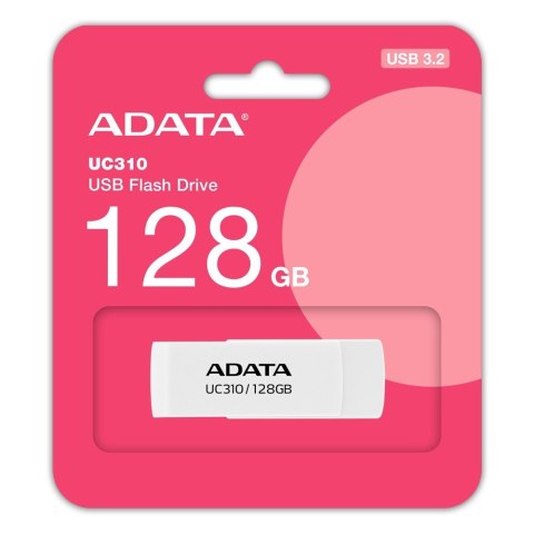 Adata Pendrive UC310 128GB USB3.2 biały Adata Pendrive UC310 128GB USB3.2 biały