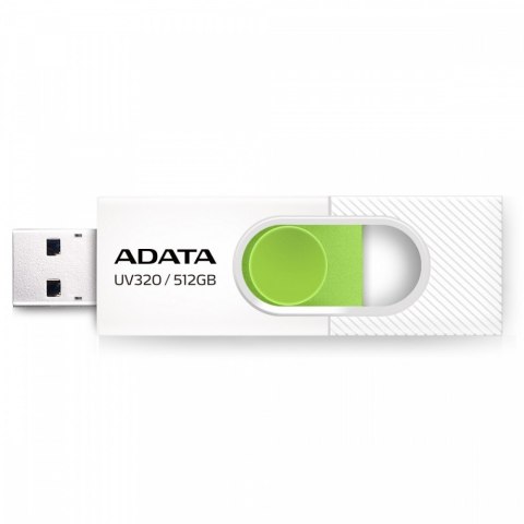 Adata Pendrive UV320 512GB USB3.2 biało-zielony