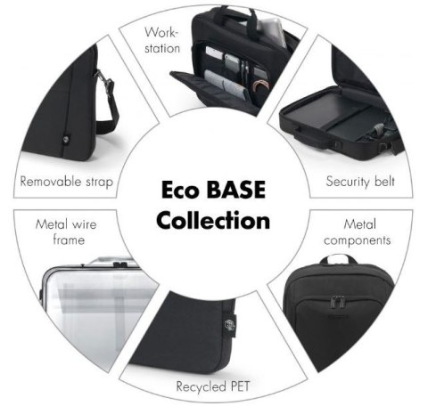 DICOTA Pokrowiec na laptopa Eco Sleeve BASE 13-13,3 cala