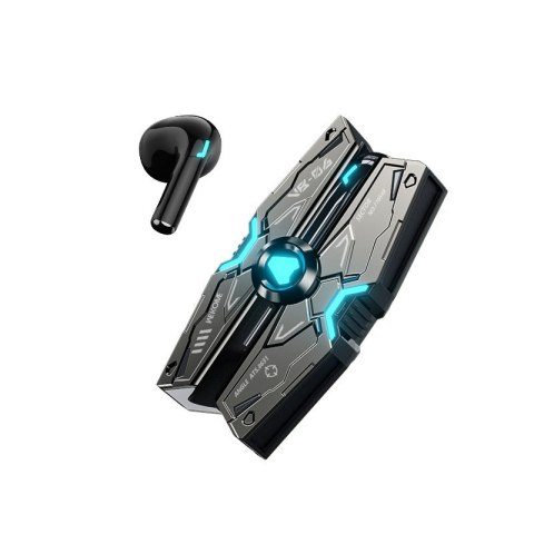 WEKOME Słuchawki bezprzewodowe VB06 Mecha Series - Bluetooth V5.3 TWS z etui ładującym Czarne WEKOME Słuchawki bezprzewodowe VB06 Mecha Series - Bluetooth V5.3 TWS z etui ładującym Czarne
