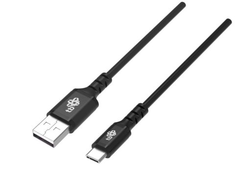 TB Kabel USB-USB C 1,5 m silikonowy czarny TB Kabel USB-USB C 1,5 m silikonowy czarny