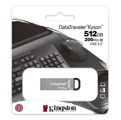 Kingston Pendrive Kyson DTKN/512 USB 3.2 Gen1 Kingston Pendrive Kyson DTKN/512 USB 3.2 Gen1