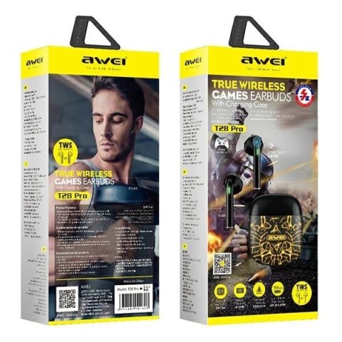 AWEI Słuchawki stereo Bluetooth T28 Pro TWS AWEI Słuchawki stereo Bluetooth T28 Pro TWS