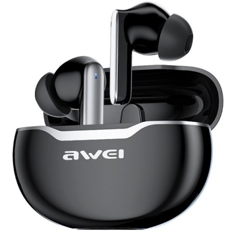 AWEI Słuchawki stereo Bluetoth T50 TWS Czarne AWEI Słuchawki stereo Bluetoth T50 TWS Czarne