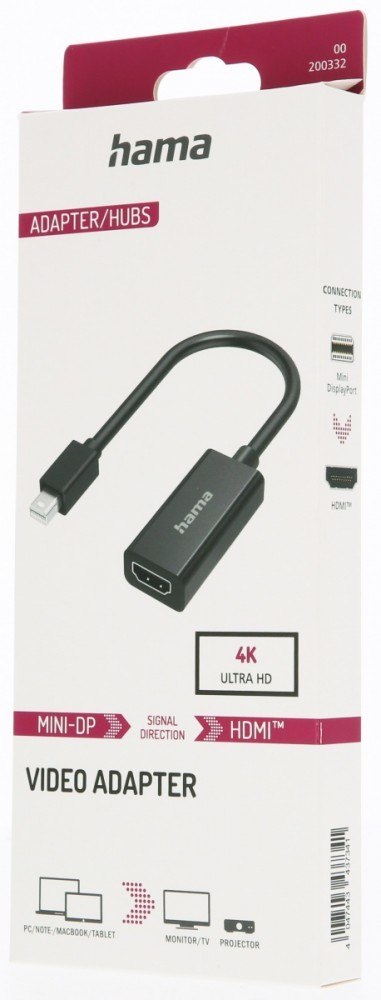 Hama Adapter Mini DisplayPort HDMI 4K Hama Adapter Mini DisplayPort HDMI 4K