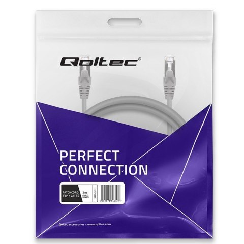 Qoltec Kabel patchcord FTP | CAT5e | 2 x RJ-45 | 3m Qoltec Kabel patchcord FTP | CAT5e | 2 x RJ-45 | 3m