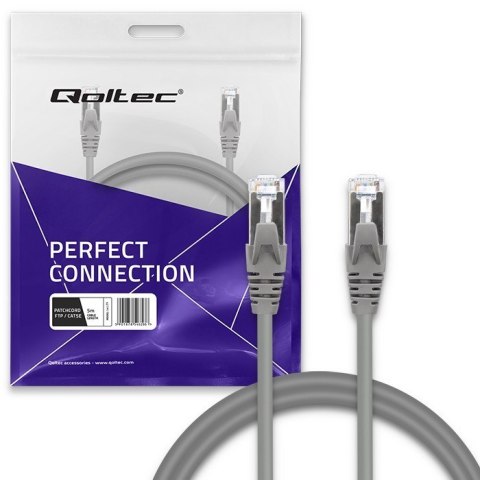 Qoltec Kabel patchcord FTP | CAT5e | 2 x RJ-45 | 5m Qoltec Kabel patchcord FTP | CAT5e | 2 x RJ-45 | 5m