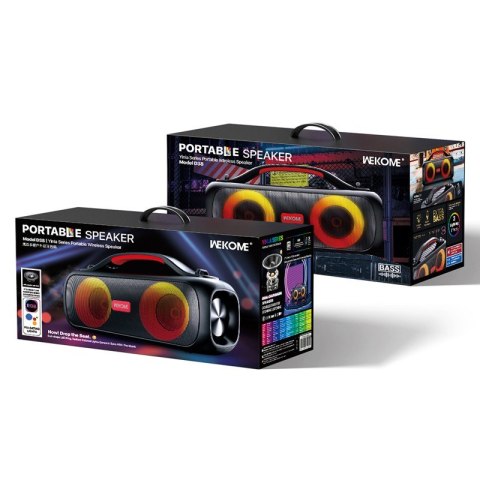 WEKOME Przenośny bezprzewodowy głośnik Bluetooth V5.0 30W RGB LED WEKOME Przenośny bezprzewodowy głośnik Bluetooth V5.0 30W RGB LED