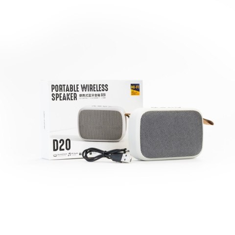 WEKOME Przenośny bezprzewodowy głośnik Bluetooth V5.0 Biały WEKOME Przenośny bezprzewodowy głośnik Bluetooth V5.0 Biały
