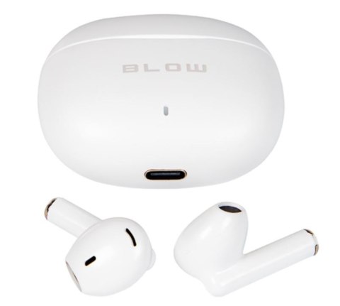 BLOW Słuchawki Earbuds ENC Białe BLOW Słuchawki Earbuds ENC Białe