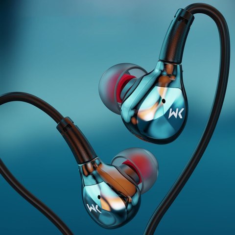 WEKOME Słuchawki przewodowe HiFi jack 3,5 mm Czarne WEKOME Słuchawki przewodowe HiFi jack 3,5 mm Czarne