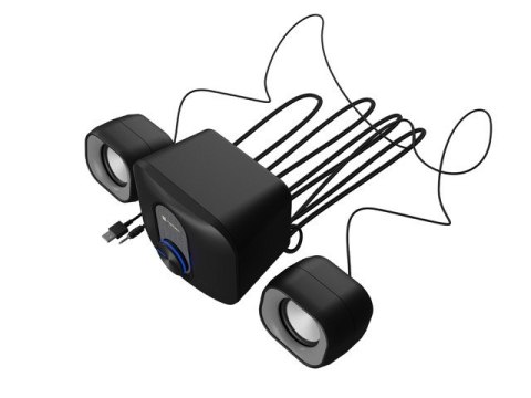 Natec Głośniki PUG 11W RMS 2.1 Czarne Natec Głośniki PUG 11W RMS 2.1 Czarne