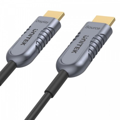 Unitek Kabel optyczny HDMI 2.1 AOC 10m 4K60Hz C11028DGY Unitek Kabel optyczny HDMI 2.1 AOC 10m 4K60Hz C11028DGY