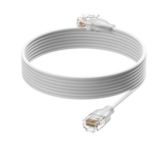 UBIQUITI Kabel sieciowy UACC-Cable-Patch-EL-0.3M-W półprzezroczysty, biały 0,3m, Cat6