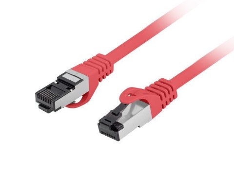 Lanberg Patchcord kat.8.1 S/FTP CU 3m czerwony fluke Lanberg Patchcord kat.8.1 S/FTP CU 3m czerwony fluke