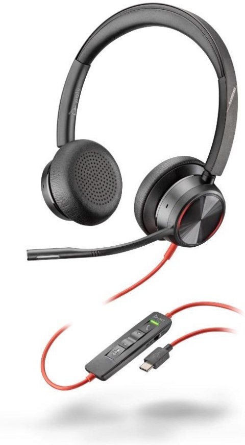 POLY Słuchawki Blackwire 8225 Stereo USB-C/A 8X223AA POLY Słuchawki Blackwire 8225 Stereo USB-C/A 8X223AA