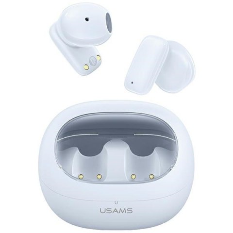 USAMS Słuchawki Bluetooth 5.3 TWS TD Series Białe USAMS Słuchawki Bluetooth 5.3 TWS TD Series Białe
