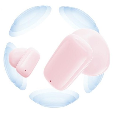 USAMS Słuchawki Bluetooth 5.3 TWS TD Series Rożowe USAMS Słuchawki Bluetooth 5.3 TWS TD Series Rożowe