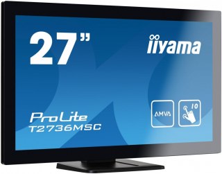 IIYAMA Monitor 27 T2736MSC-B1 AMVA, 10pkt, pojemnościowy, HDMI, DP, USB